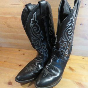Men's Justin 1409 London 18in. London Calf Western Boots Sz 9 ee